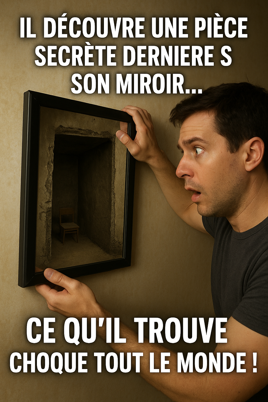 Découverte d&rsquo;une pièce secrète